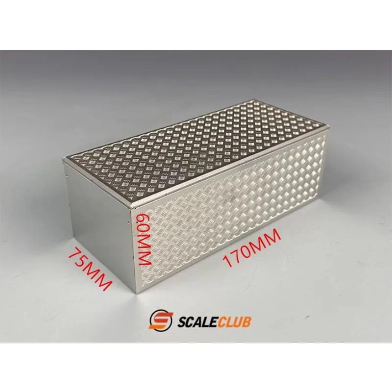 Scaleclub 1/14 Truck Trailer Railboard Car Battery Box Toolbox Ballast Bucket Toolbox LESU truck model