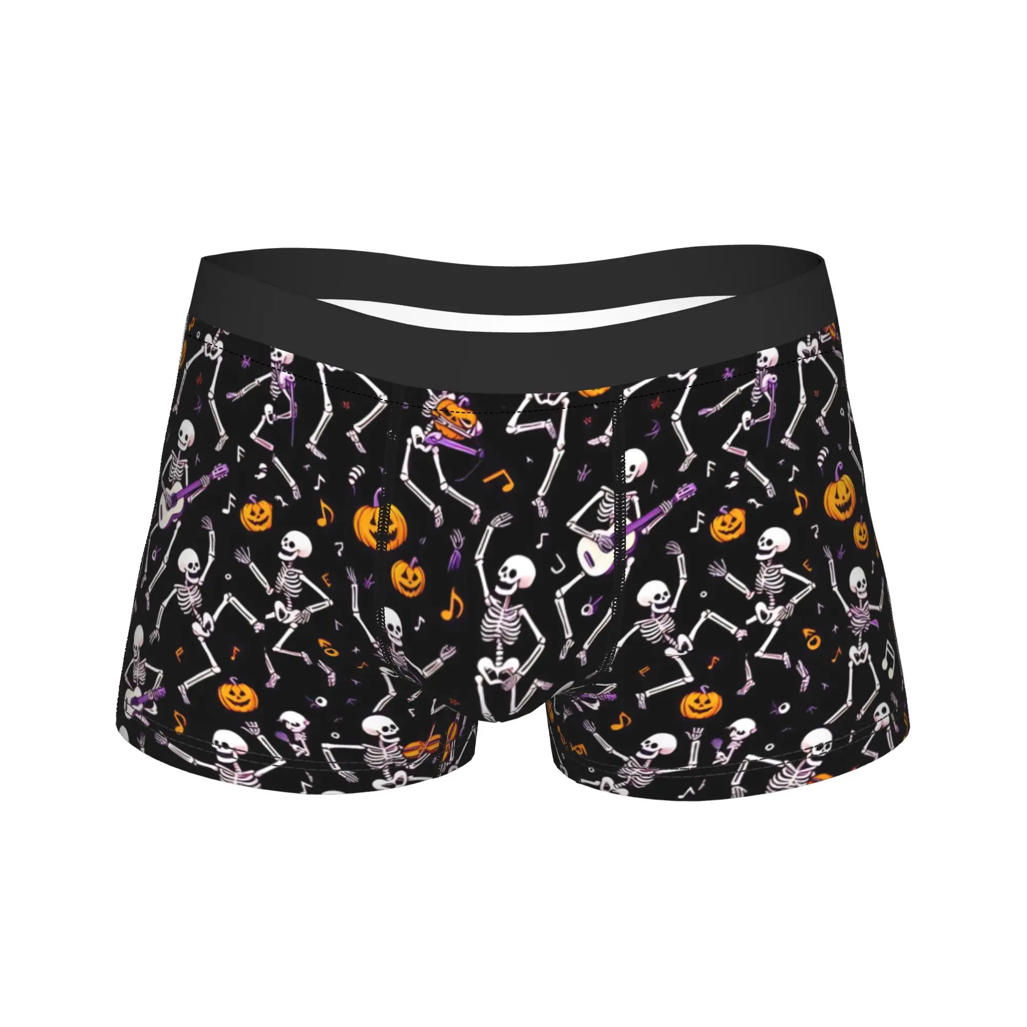 Halloween Ghost Pumpkin Spooky Trick Or Treat Witch Merch Boxers Shorts Funny Underwear  Boxer Underpants Gag Gift For Men