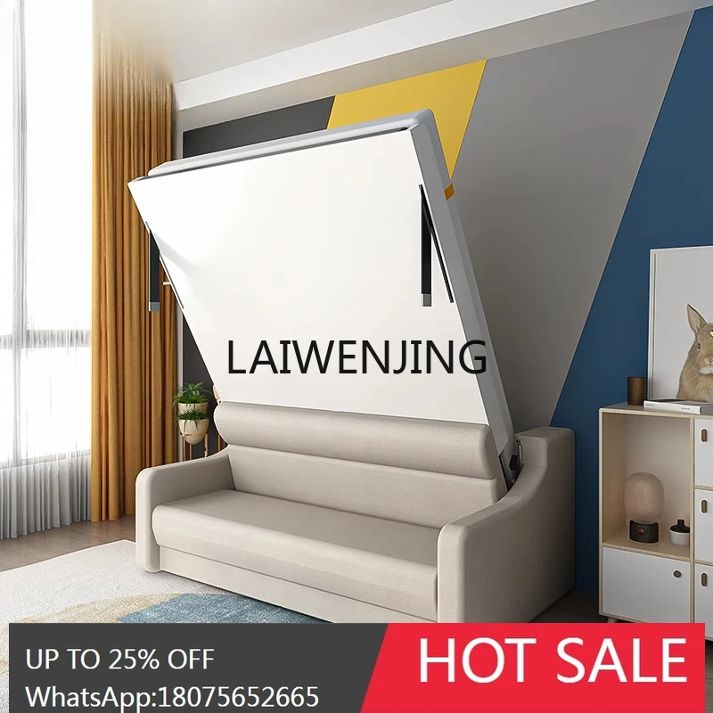 boxless folding sofa with storage multi-functional invisible wall bed