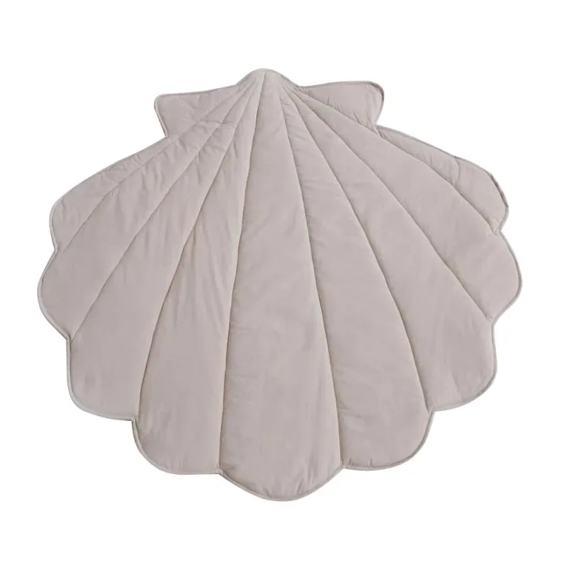 INS Style Children's Scallop Design with Cotton Clippings Crawling Pad Soft and Irregular Baby Photography Baby Game Pad