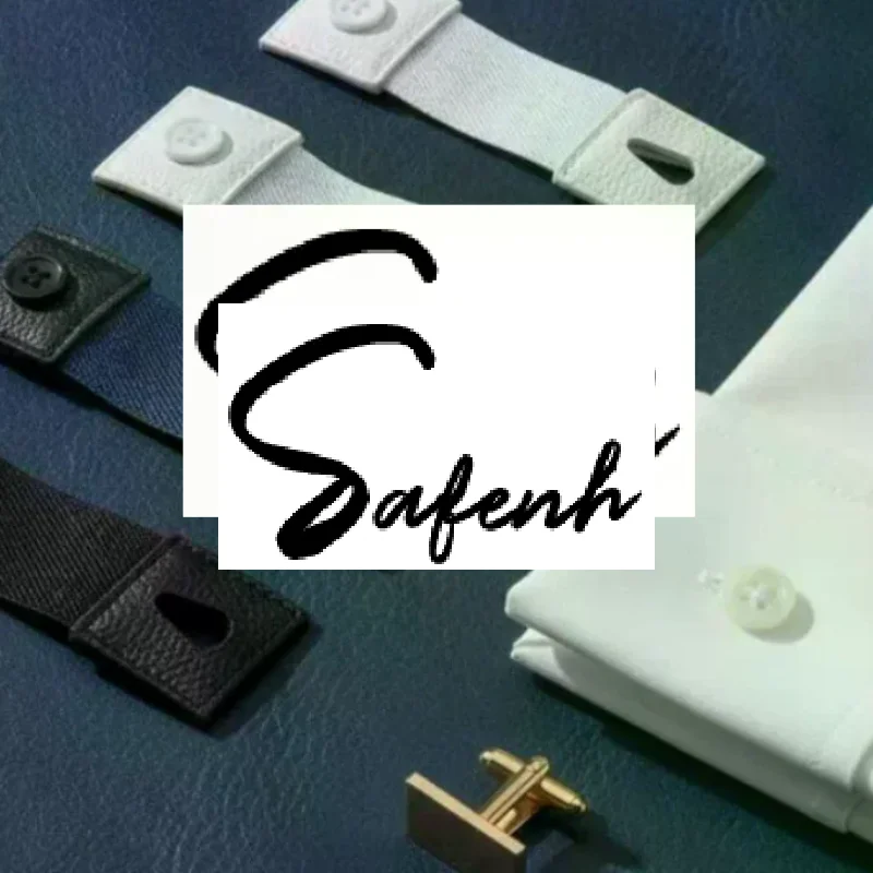 1Pair Shirt Cuff Extender Elastic Button Extension Strap Men Women Sleeve Holder Cufflinks Arm Cuffs Bands Extension Accessorie