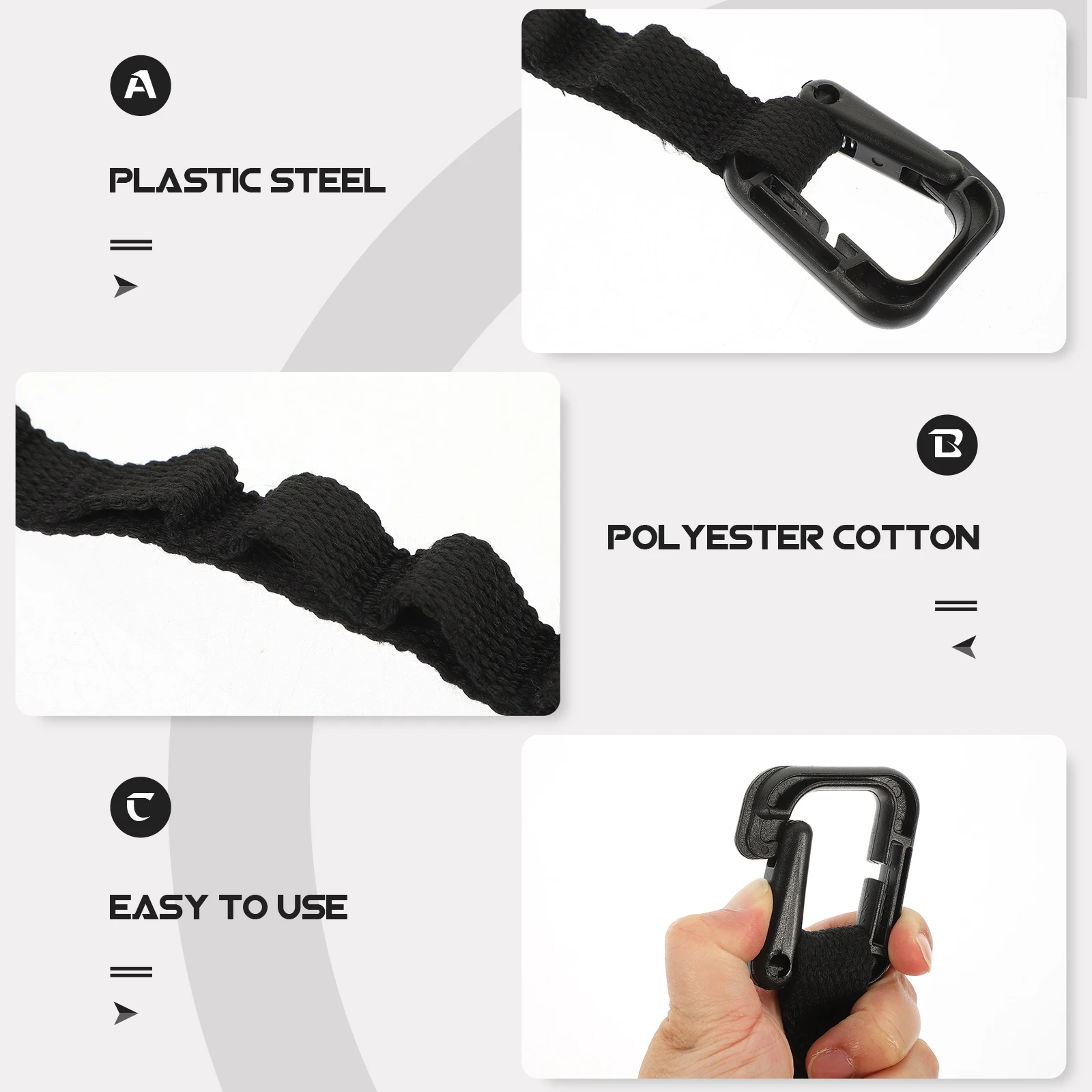 

Multifunction Hanging Strap Lanyard For Outdoor Tent Organizing Portable Storage Belt With Multi-Hole Design For Camping