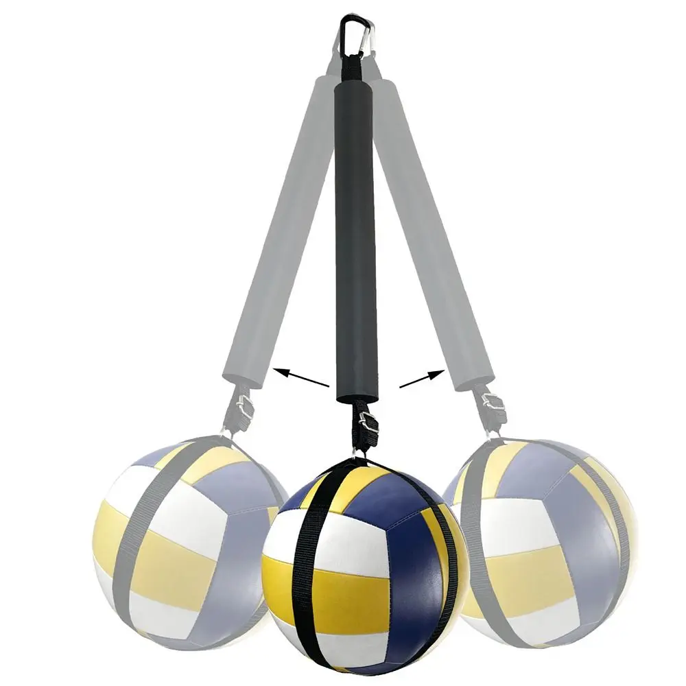 

Регулируемое оборудование для тренировок по волейболу: подвесной эластичный мяч-тренажер с губчатой ручкой и креплением на шнуре для отработки приемов