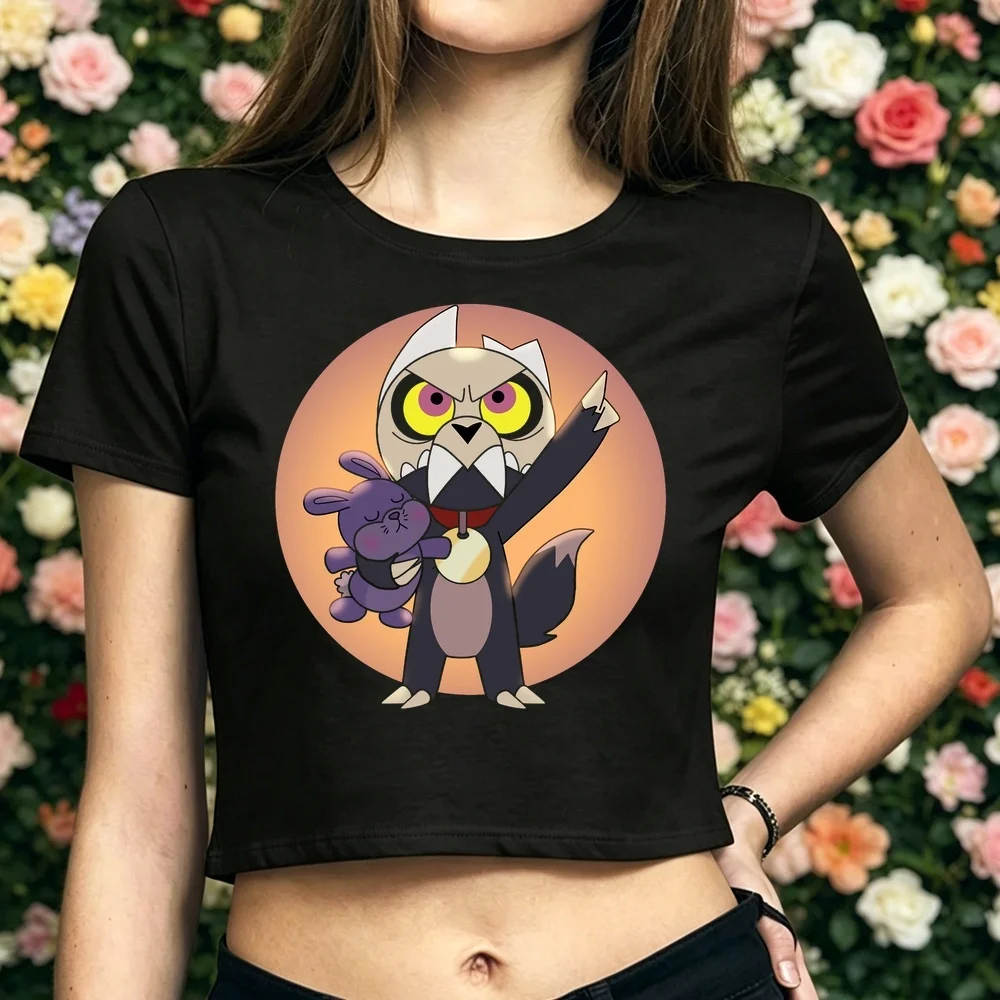 the Owl House crop top shoujo korean fashion harajuku y2k cute baddie t shirt anime scene  goth baddie party