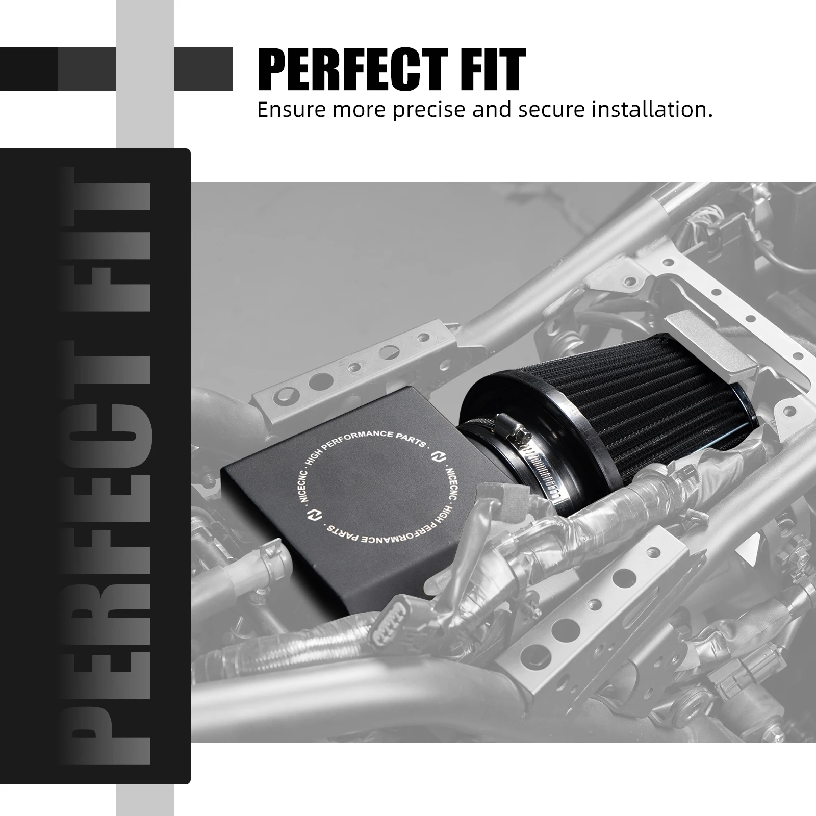 NICECNC For Yamaha Tenere 700 2022-2024 Air Filter Box Assembly Air Cleaner Case For Tenere 700 Accessories BW3-14401-02-00