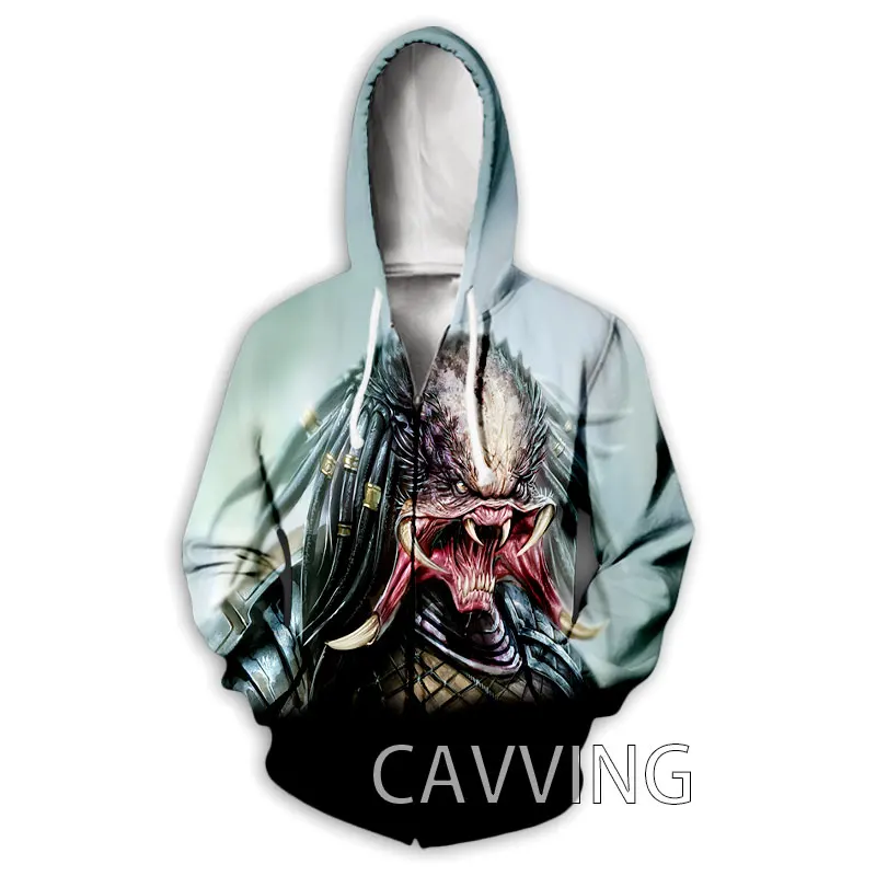 

CAVVING 3D Printed The Predator Zipper Hoodies Zip Hooded Sweatshirt Harajuku Hoodie Sweatshirt for Men/women Z02