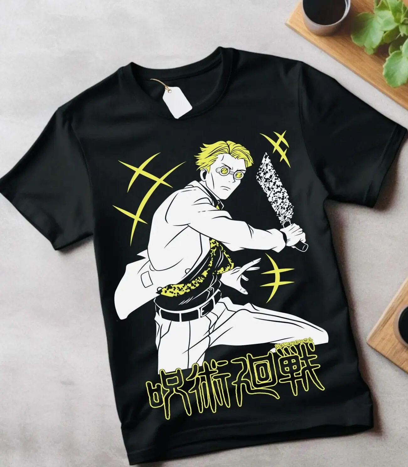 Nanami Kento T-Shirt Jujutsu Kaisen Anime JJK Gojo Satoru Gift Shirt All Size