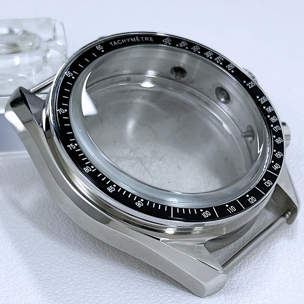 The multi-functional 39.7mm Speedmaster case is suitable for the 20mm steel band of the VK63 quartz movement parts