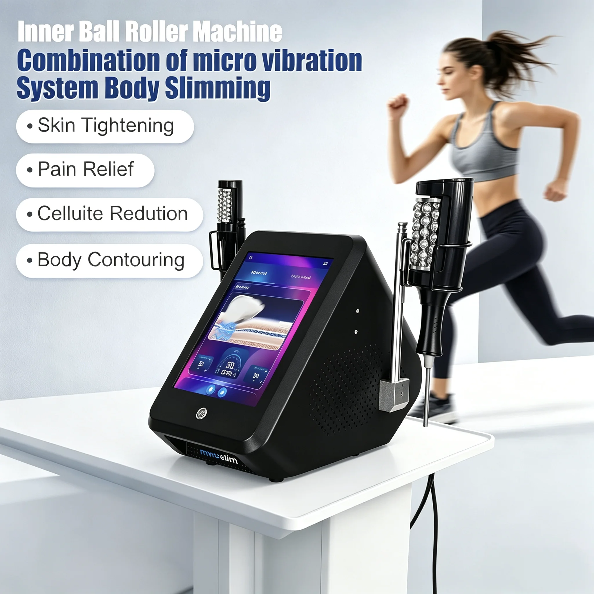 

EMS MYOslim 6500W Inner Ball Roller Slimming Massager Machine 360 Rotating Cellulite Reduction Body Sculpting Skin Lifting