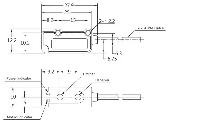 AKUSENSE PTN-D05P 50 مللي متر PNP مصنع منتشر مربع الكهروضوئية الاستشعار صناعة التعبئة والتغليف أتمتة كشف الضوء البصري على