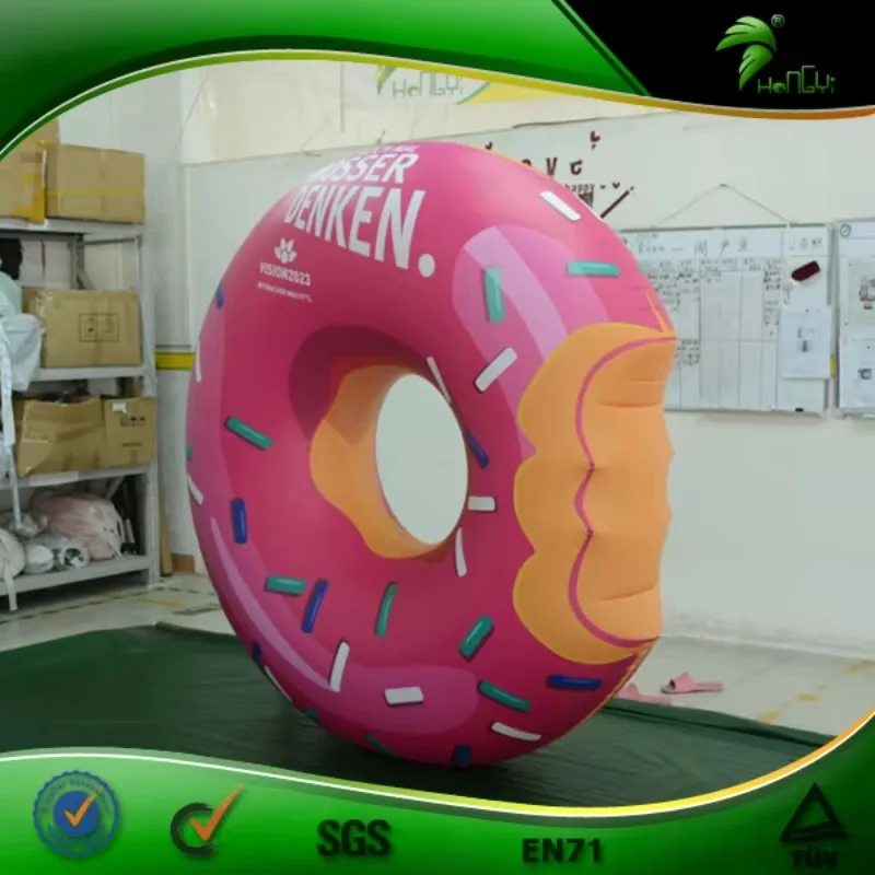

Bouncy Inflatable Donut Pool Float Large Inflatable Swimming Ring Pop Inflatable Ring Water Buoy