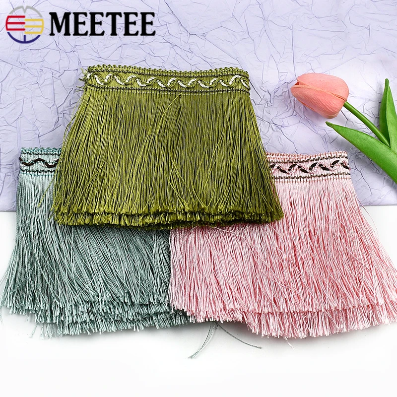 

3/5/10/13M 13cm Fringe Tassels Lace Trims Decorative Trimmings Stitching Dress Curtains Clothes Tassels DIY Sewing Accessories