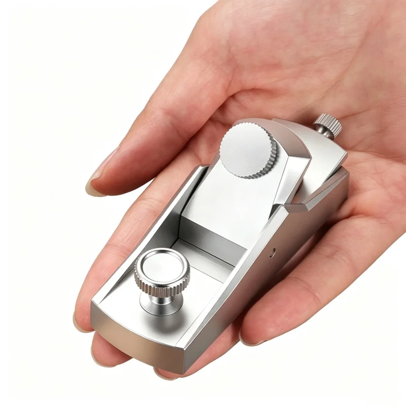 Portable Hand Wood Plane Mini Size Labor Saving Mini Wood Plane Lightweight High Efficiency Aluminum Alloy Plane