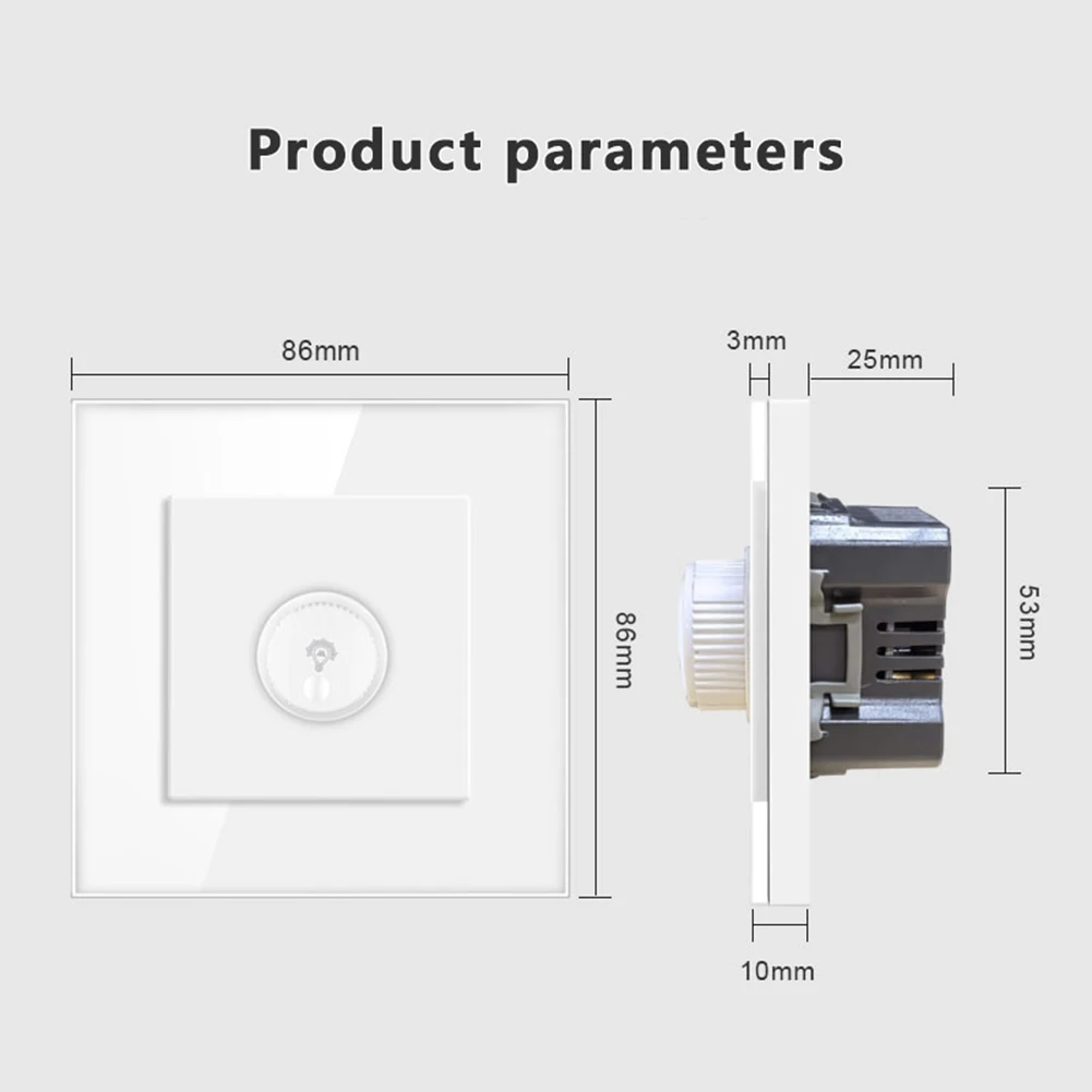 

Dimming Switch With Rotary Control For LED Incandescent Bulbs Brightness Control Electrical Equipment & Supplies Accessories