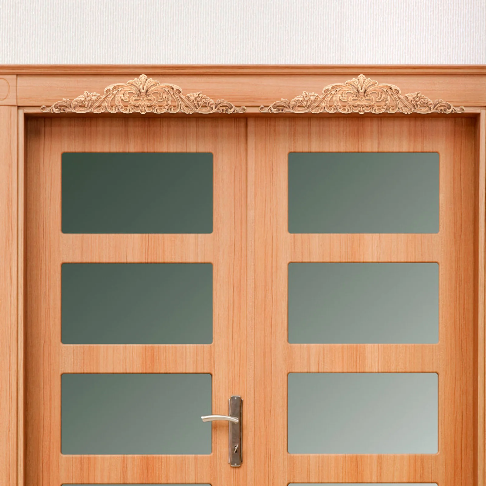 

4Pcs Carved Appliques Furniture Decorative Applique for Doors Cabinets Beds Nursery Nursery Decor for Boys