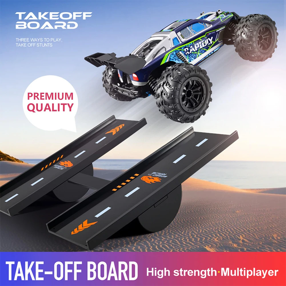 

RC Car Jump Ramp RC Car Takeoff Board RC Stunt Playset for 1/8 1/10 1/12 1/14 1/16 RC Car Accessories