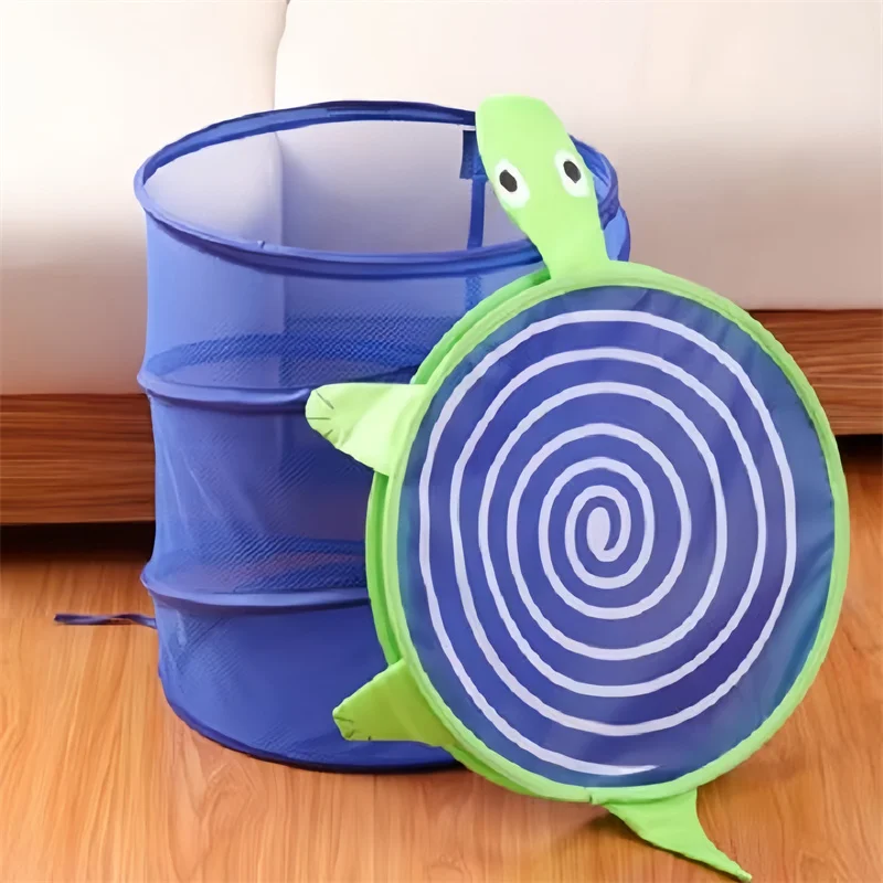 Colorful Cartoon Design Foldable Storage Basket for Clutter-Free Living