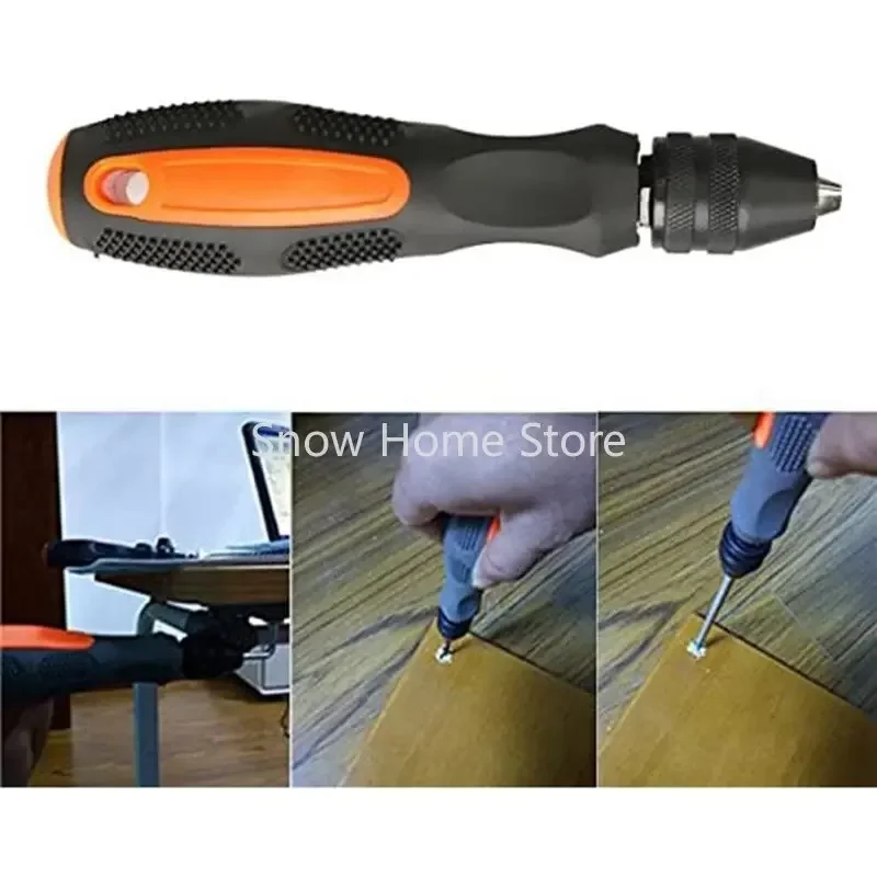 1pc 0.5-8mm Mini Hand Drill with Keyless Chuck Pin Vise Model
