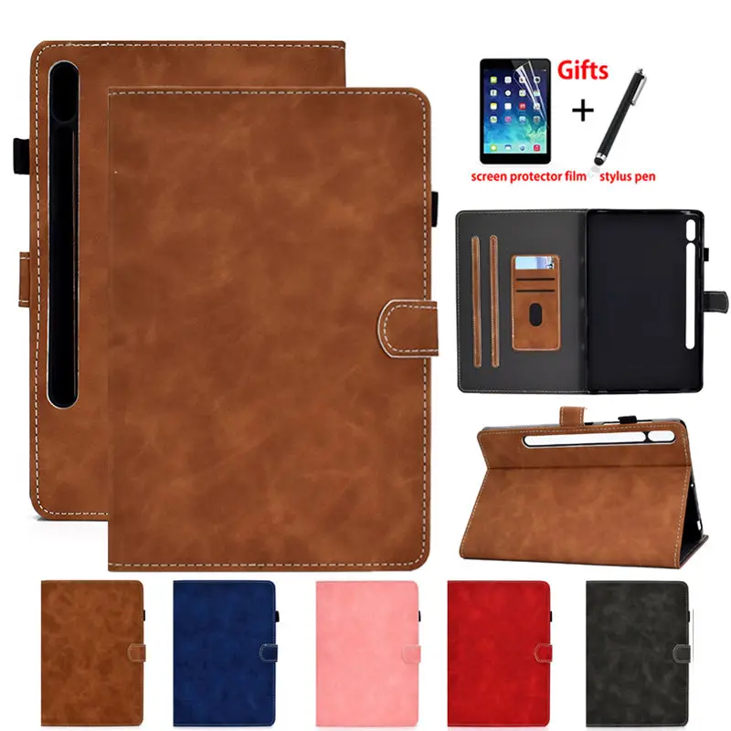 For Samsung Galaxy Tab S8 S7 11 inch 5G Case Cover SM-X700 SM-X706 SM-T870 SM-T875 Funda Tablet Soft Shockproof Flip Coque +Gift