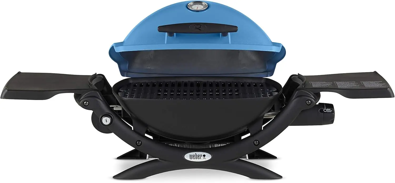 NEW  Q1200 Liquid Propane Grill, Blue