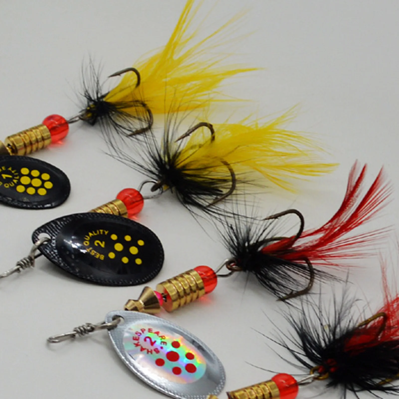 

10pcs Portable Fishing Lure Set 3-7g Glitter Spinner Lures Simulated Jigging Luya Bait Winter Outdoor Ice Fishing Accessories