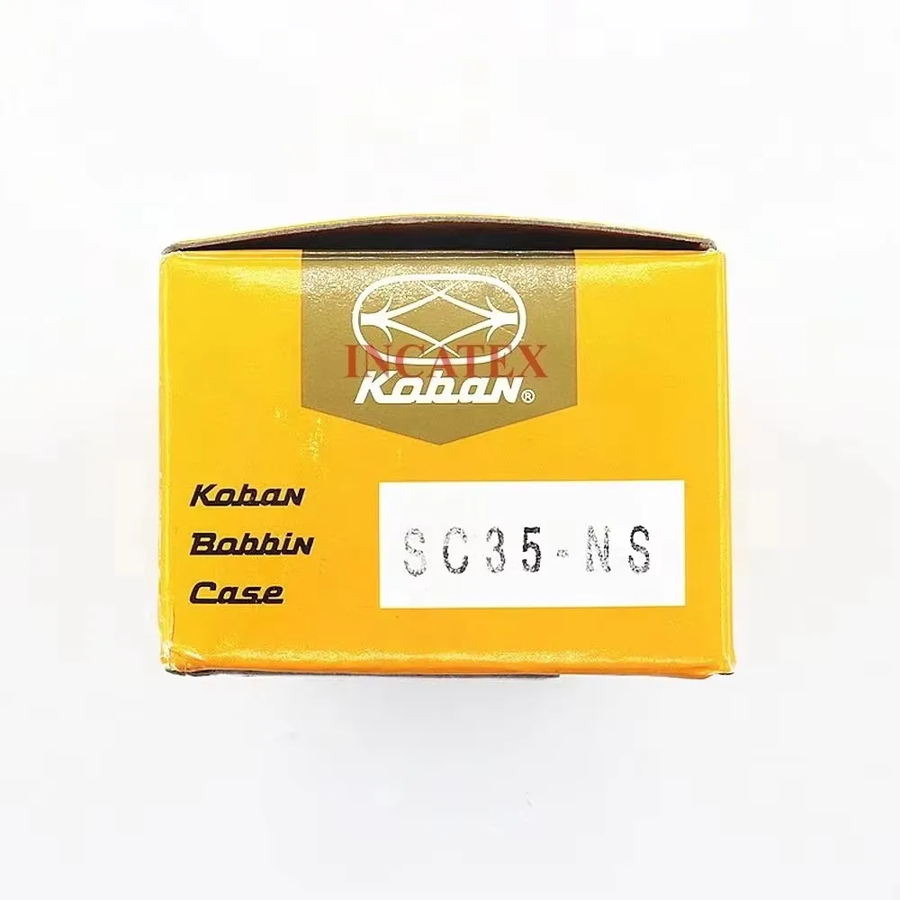 50 Peças SC35-NS Caixa de Bobina Koban de Alta Qualidade Padrão para Máquinas de Bordar Tajima, Barudan, SWF, Toyota, Happy, Melco, Feiya, ZGM e Chinesas