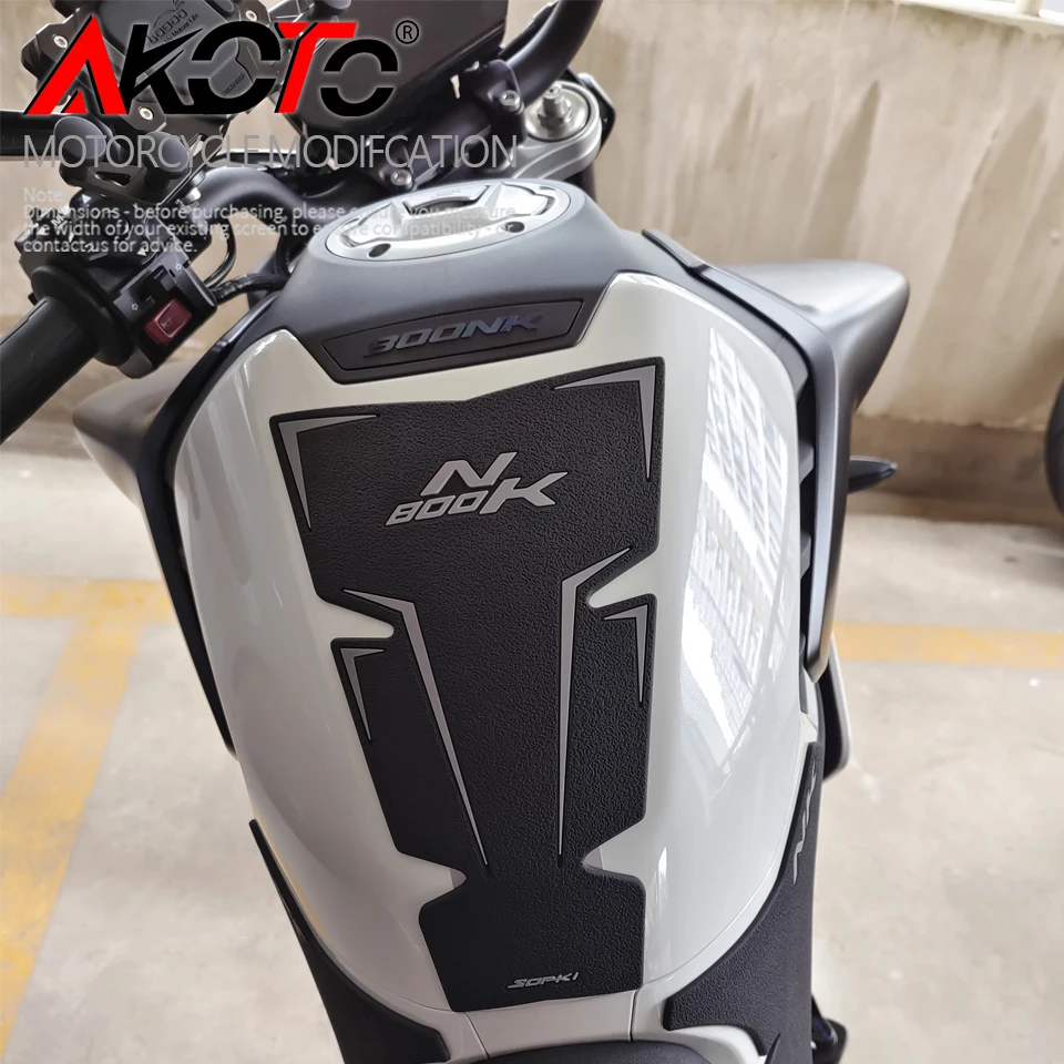 For CFMOTO 800NK 800 NK NK800 CF800NK 2023+ Motorcycle Stickers Rubber Tank Pad Protector Side Non Slip Protection Decals