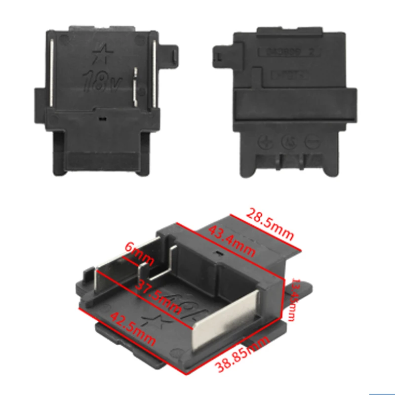 Connector Terminal For Makita DTW1002z TW1001D DTW1001Z DGA506 DGA508 DCS551 DDF481 DHP481 DJR187 AR-3733 DTW800 DJV181 DJV182