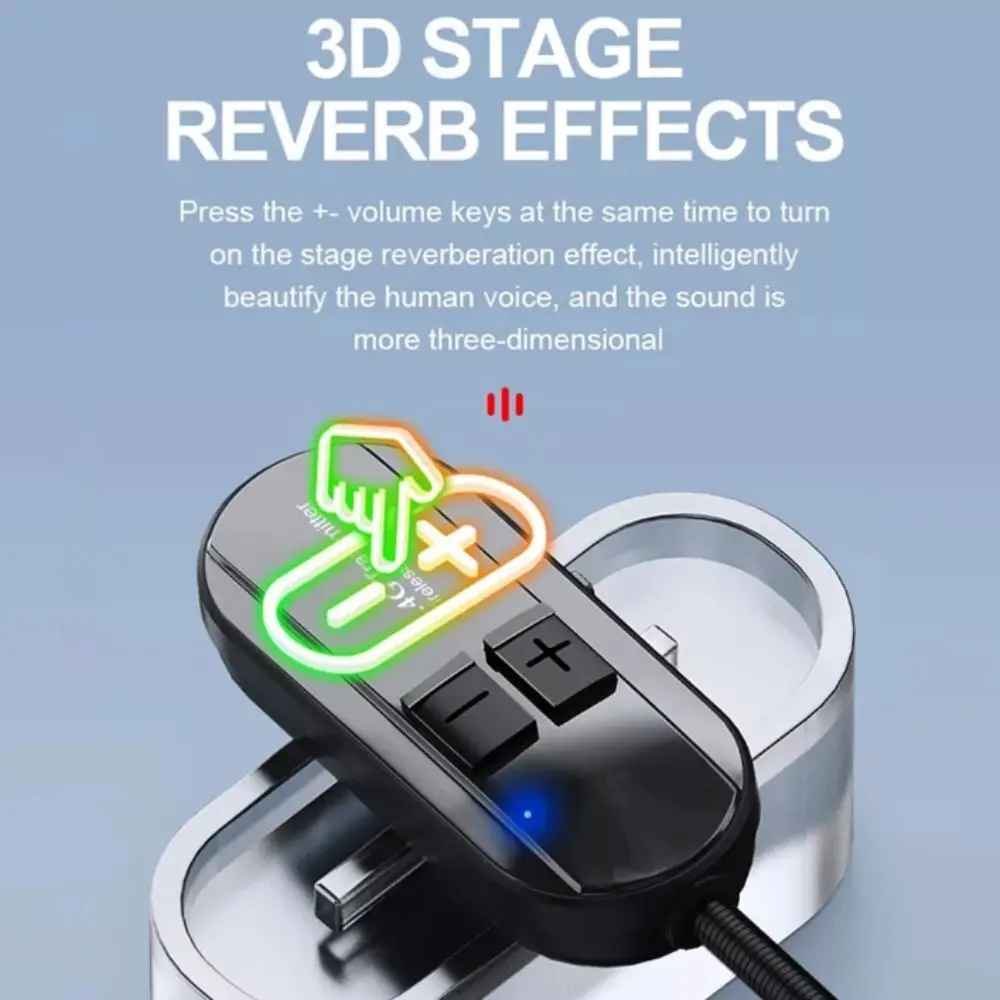 

Transmitter with Receiver Wireless Lavalier Microphone Head-mounted Design Lavalier Style Head-mounted Microphone