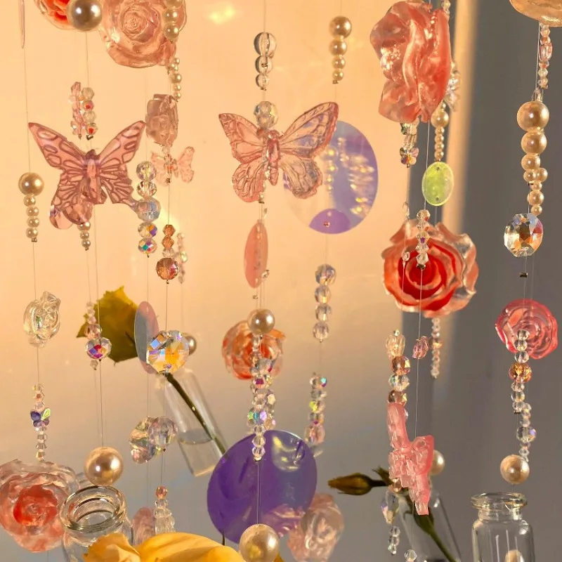 l butterfly wind chime DIY pendant handmade full set of material packs for girlfriends and girlfriends gift pendants