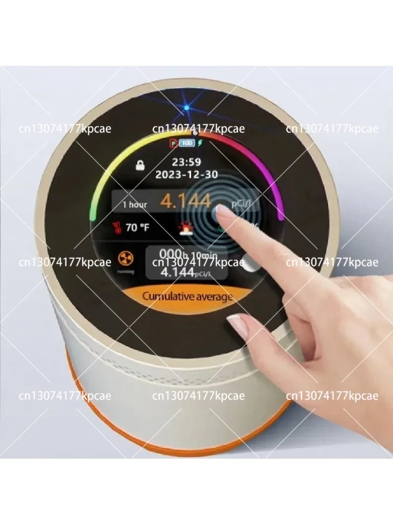 Portable Home Radon Detector, Beta Gamma Rays Natural Gas Detector, Measurement Range 6Bq/m³-10kBq/m³