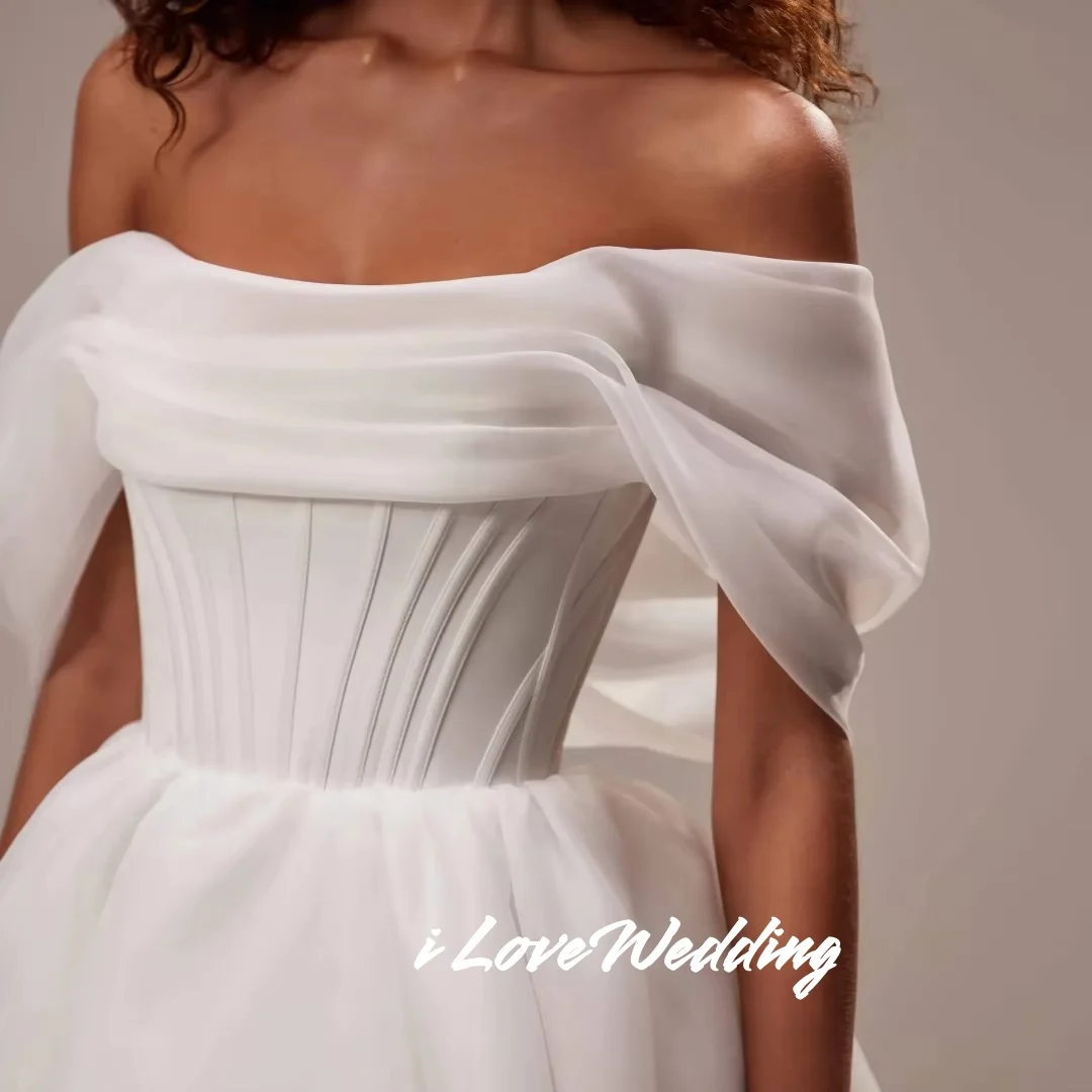 White Off The Shoulder Mini Skirt Strapless Homecoming Dresses A-Line Modern Pleated Festa Luxury Birthday Dresses Customized