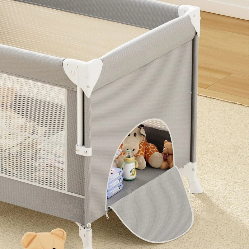سرير أطفال متعدد الوظائف قابل للطي، سرير محمول لحديثي الولادة، سرير أطفال قابل للتعديل، سرير نوم مريح، تصميم ممرضة #3