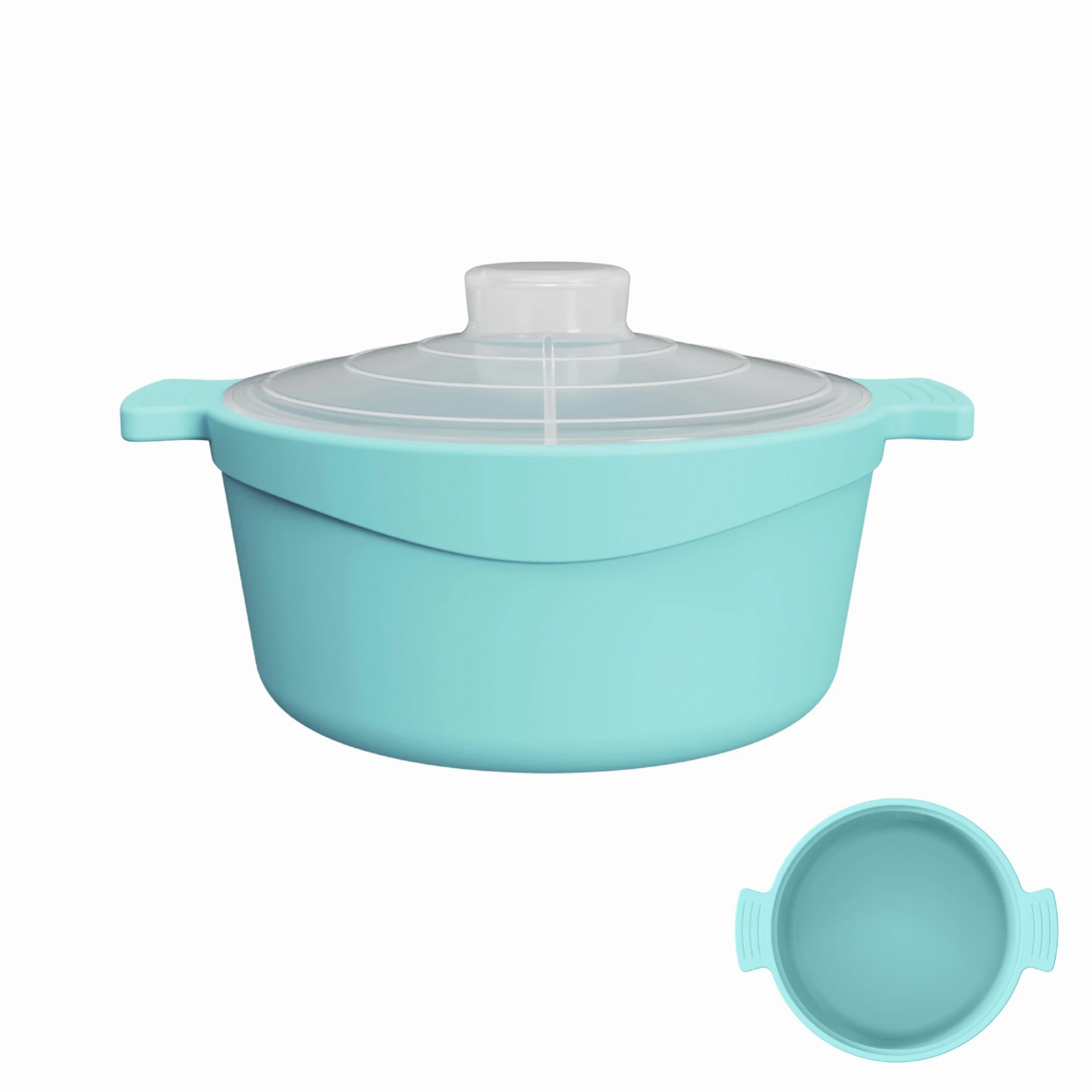 Popular BPA-Free Silicone Microwave Steamer Pot Food Grade Eco-Friendly  Microwave Silicon Steamer for Cooking Vegetables