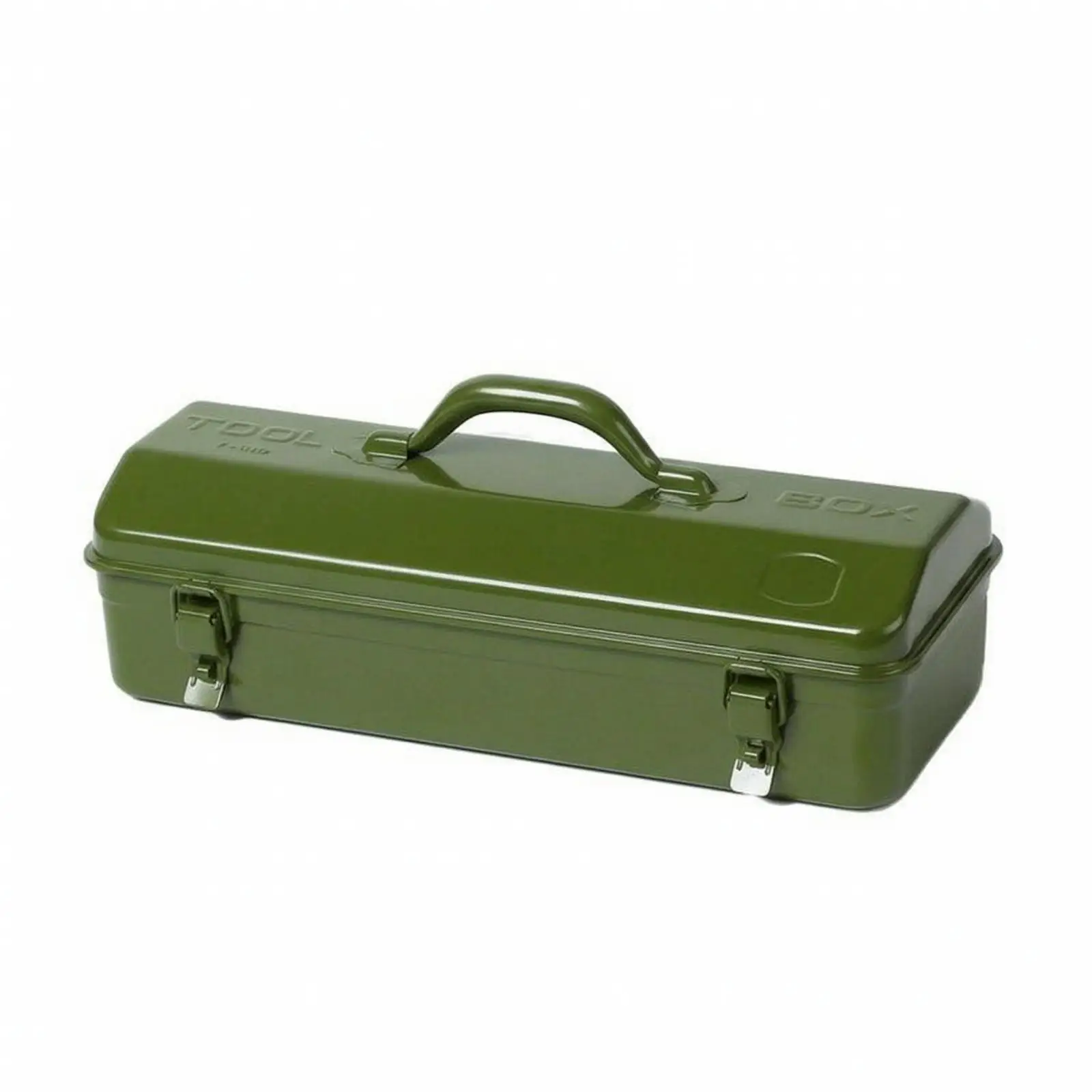 Multi Layer Tool Chest Steel Metal Box with Carry Handle for Tools Hardware Storage in Car Trunk Travel