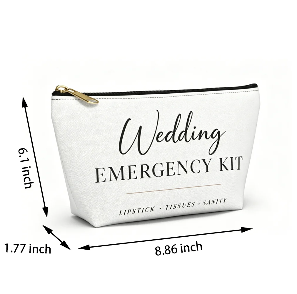 Wedding Supplies Same Day Emergency Kit Cosmetic Bag Gift Bride Bridesmaid Ladies gifts Bachelor Party Bridal Shower party