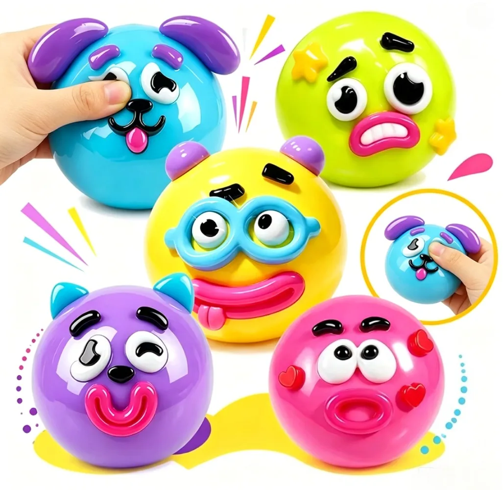 1-3-5-peCas-brinquedo-squishy-novissimo-2026-com-design-de-rosto-de-cao-macio-de-recuperacao-lenta-moldavel-sensorial-para-alivio-do-estresse-e-ansiedade