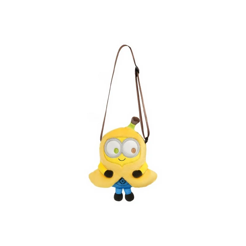 Spiritual Creations Minions Bob Banana Crossbody Bag TIM Bear Coin Purse Dolls Plush Doll Height 9cm/25cm LLSMI0301302s