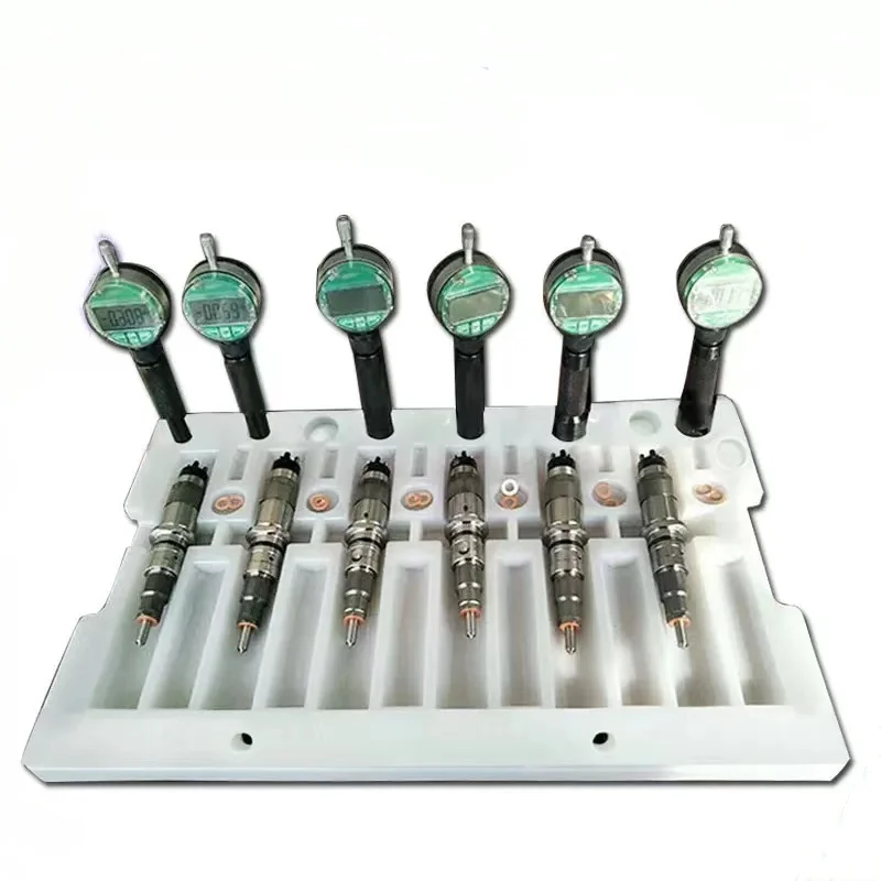 Common Rail Injector Tool Auto Parts Placement Tray Diesel Injector Measuring Seat Placing Rack