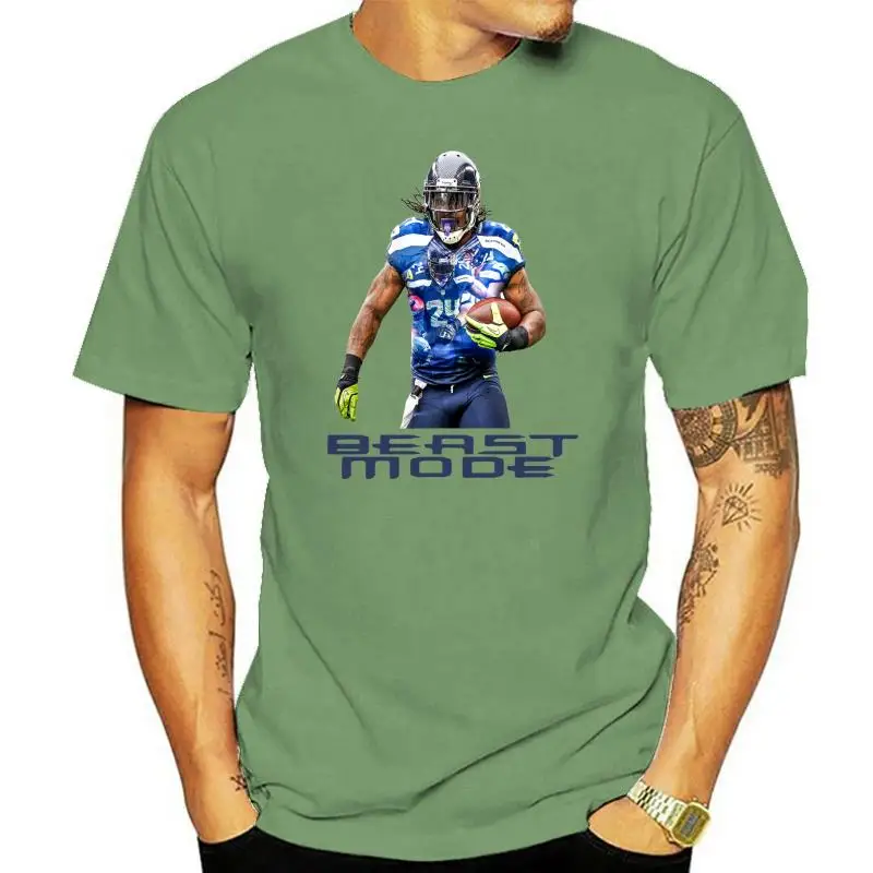 Marshawn Lynch T SHIRT Beast Mode Seahawks Swavey Tees