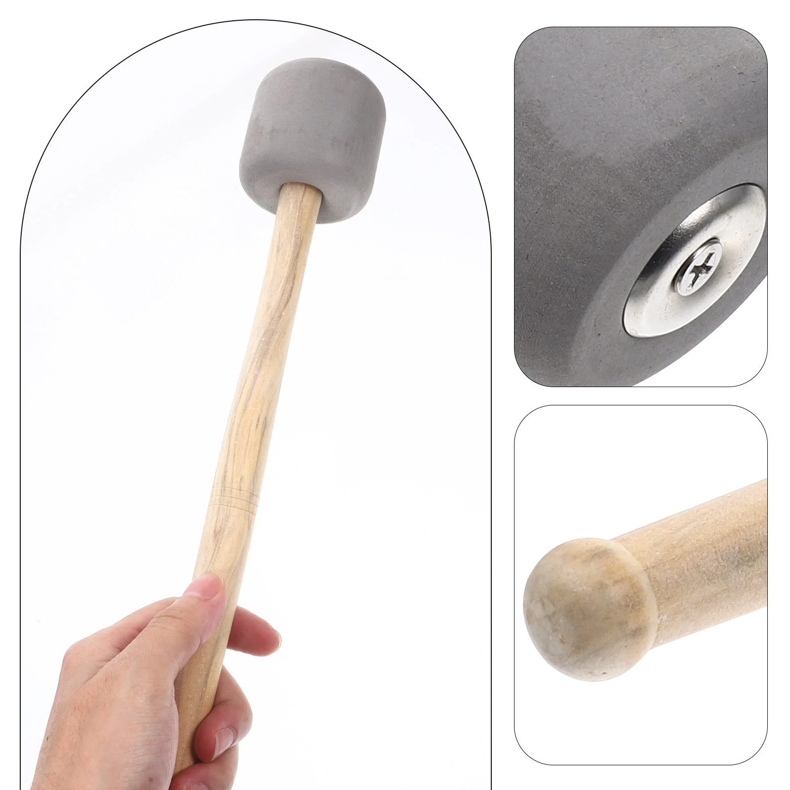 Non-slip Drum Mallet Wooden Foams Drumstick Bass Drum Stick Percussion Drum Stick bass drum sticks percussion drumsticks