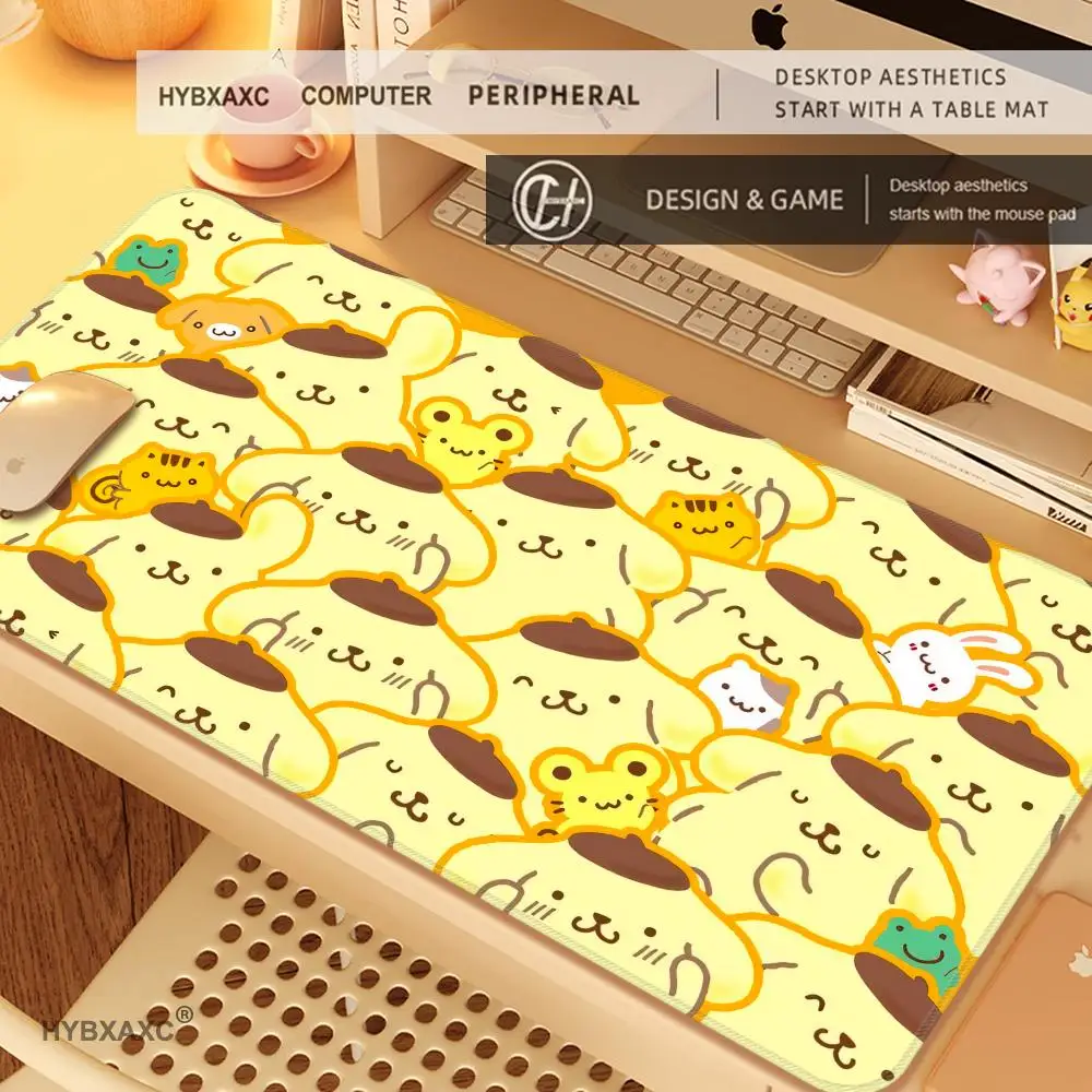 Anime Gaming Speed Mouse Pad Computer players Kawaii Gamer Cabinet Mouse Mat Keyboard P-Pompompurins Mousepad Computer Desk Mat