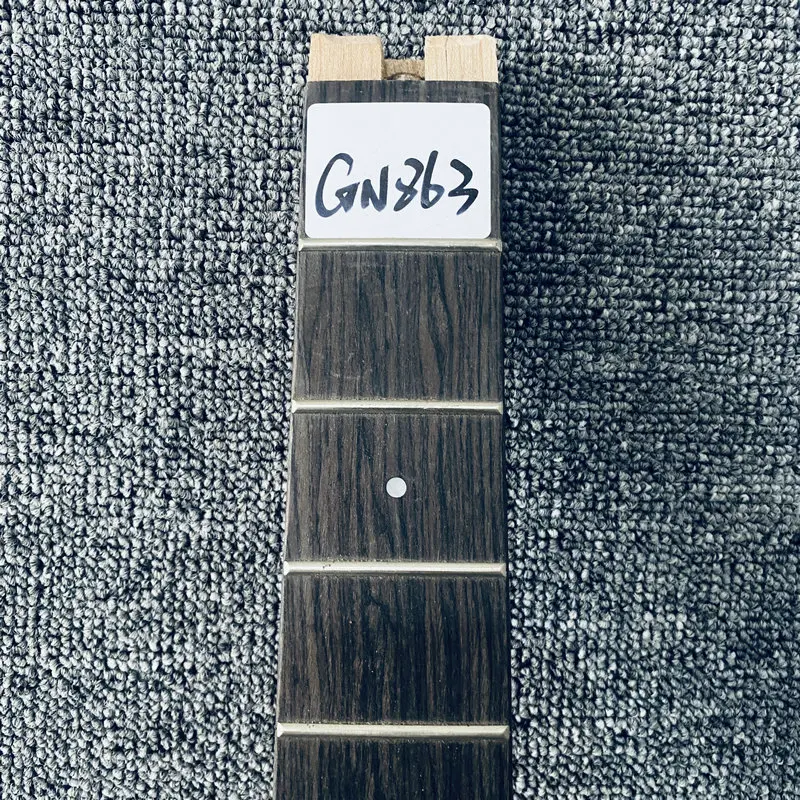 GN863 Unfinished Electric Guitar Neck Headless Guitar Model Maple with Rosewood 24 Frets 648 Scales Length for DIY Unfinished