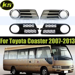 1PC Fog Light Cover For Toyota Coaster 2007-2013 Front Buper Fog Lamp Cover Bezel Replacement