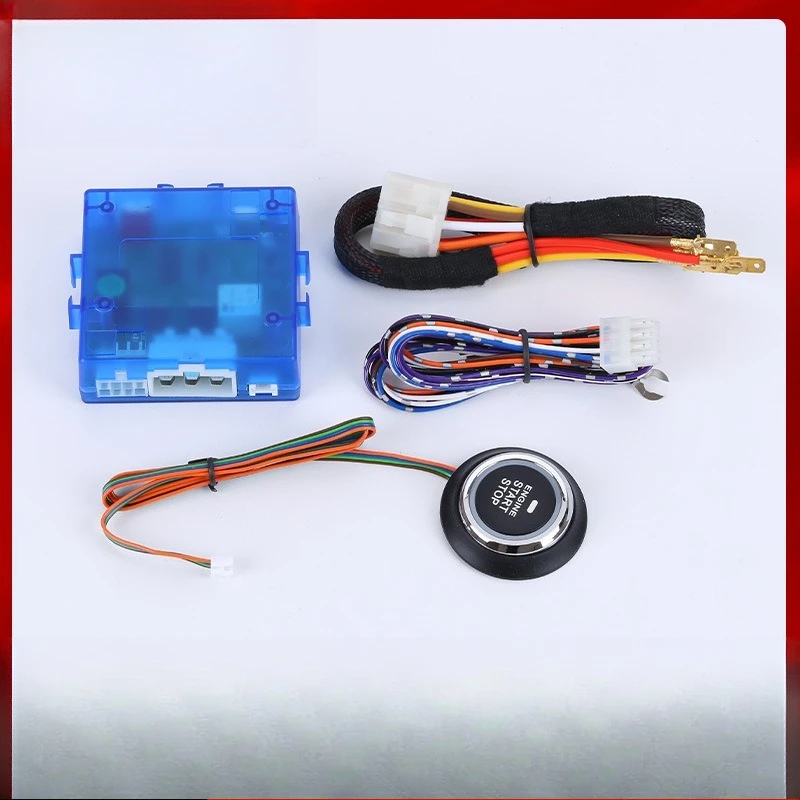 12V Universal Car Push Button Start Keyless Entry Ignition Pre‑Heat System, Remote Remote Start‑3A