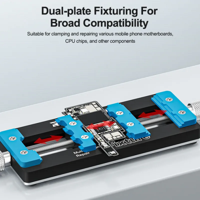 RELIFE TF5 Universal Repair Fixture for Mobile Phone Motherboard PCB Board CPU Chip High Temp Resistant 500°C Repair Clamping
