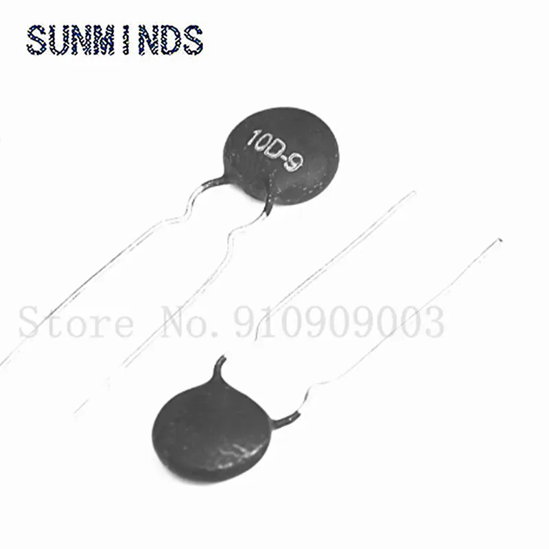 20pcs Thermistor Resistor NTC 10D-9 Thermal Resistor