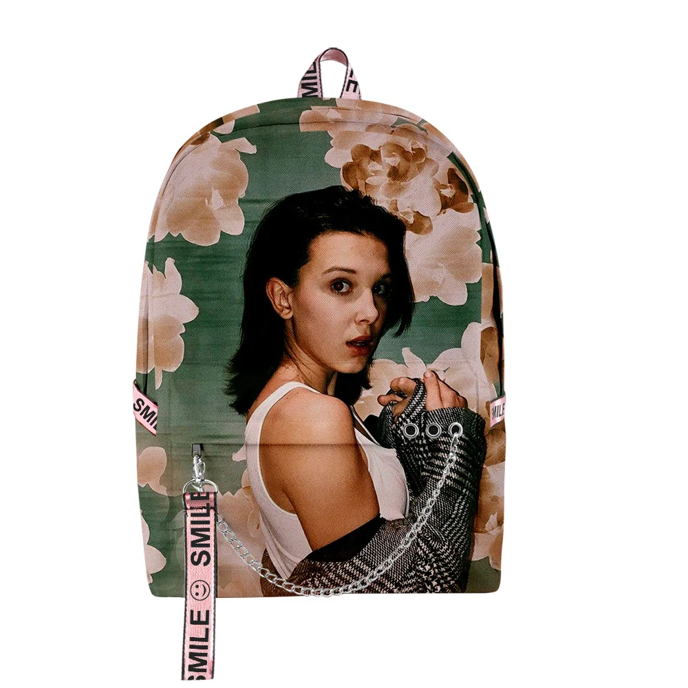 

Рюкзак Millie B Brown Merch, унисекс, рюкзак на молнии, школьный рюкзак Harajuku, уникальная дорожная сумка, 2023, повседневный рюкзак