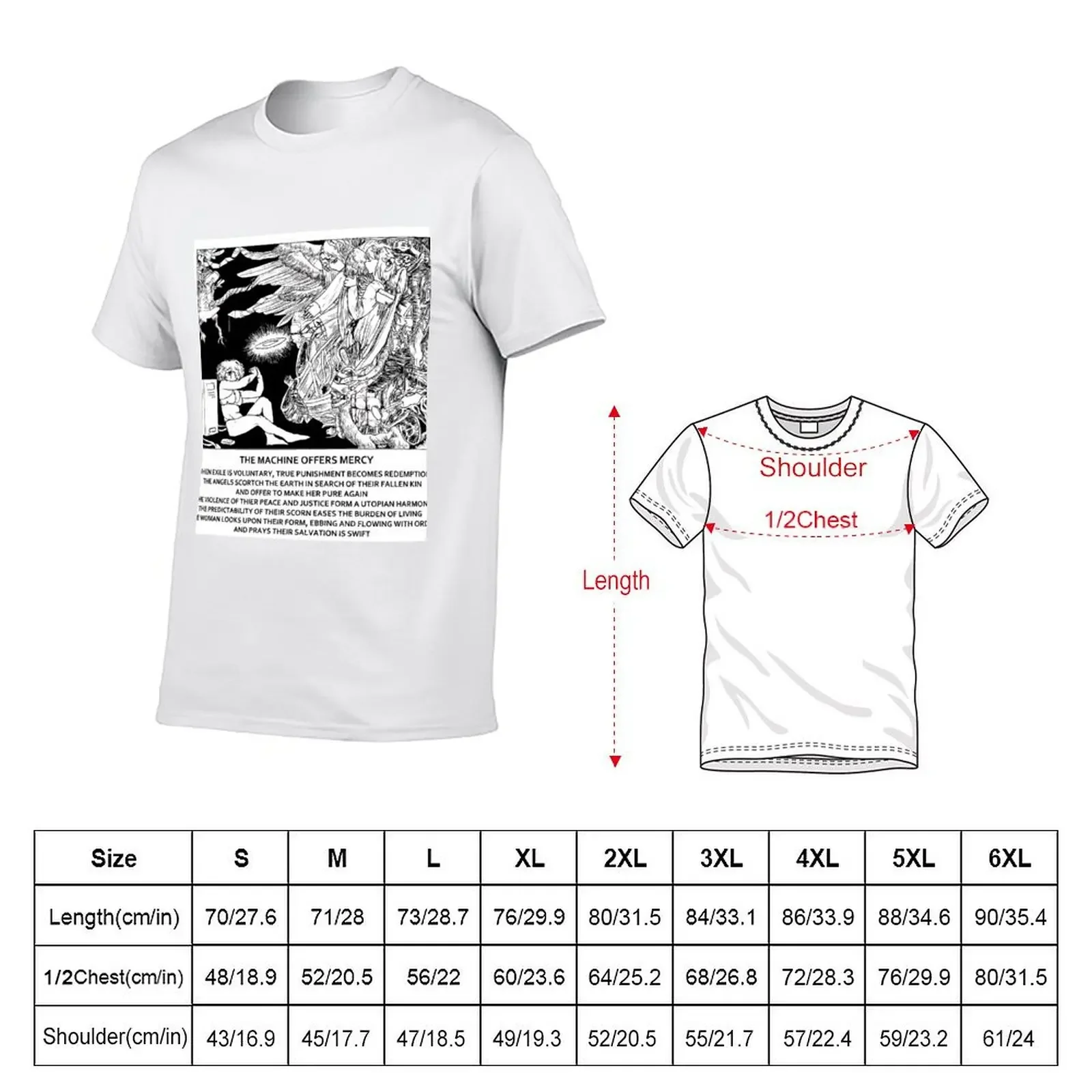 THE MACHINE OFFERS MERCY T-Shirt boys whites tops tee shirts for men