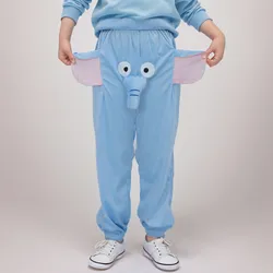 Winter Elephant Pajama Pants Kids Boys Girls Cute Animal Funny Cartoon Elephant Sleepwear With Big Nose And Ears Trunk